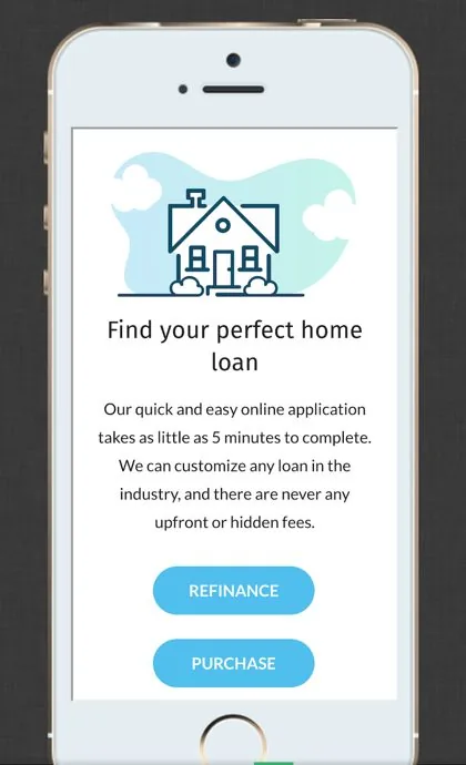 Mobile landing page